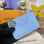 Uubags Louis Vuitton M27668 Romy Card Holder In Grape Blue 12x8x0.8cm  - 3