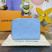 Uubags Louis Vuitton M27669 Noa Compact Wallet In Grape Blue 11x8.5x1.5cm - 6