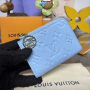 Uubags Louis Vuitton M27669 Noa Compact Wallet In Grape Blue 11x8.5x1.5cm - 2