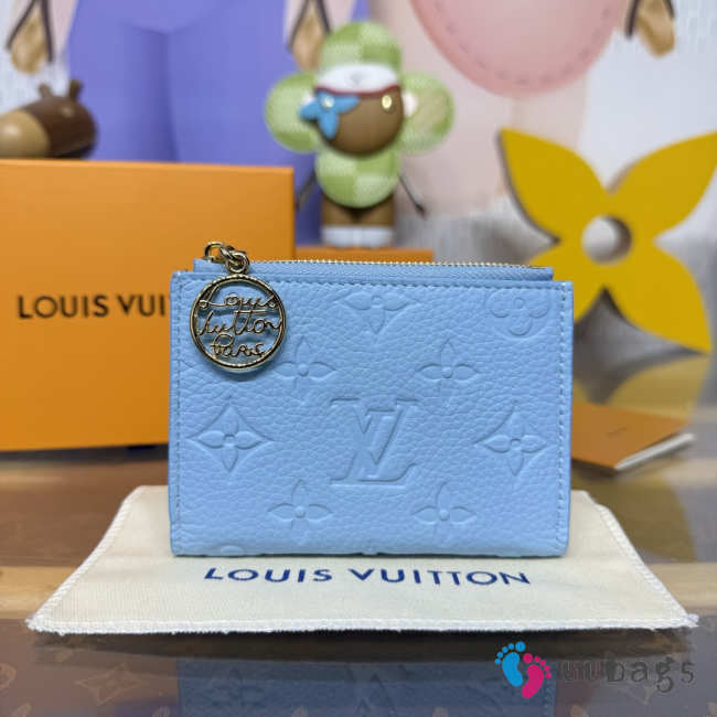 Uubags Louis Vuitton M27488 Lisa Wallet In Grape Blue 9x11.5x1.5cm - 1