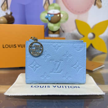 Uubags Louis Vuitton M27488 Lisa Wallet In Grape Blue 9x11.5x1.5cm