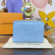 Uubags Louis Vuitton M27488 Lisa Wallet In Grape Blue 9x11.5x1.5cm - 5