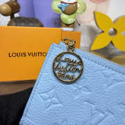 Uubags Louis Vuitton M27488 Lisa Wallet In Grape Blue 9x11.5x1.5cm - 4