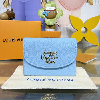 Uubags Louis Vuitton M27480 Rosalie Coin Purse In Grape Blue 11x8x2.5cm