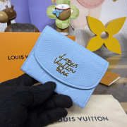 Uubags Louis Vuitton M27480 Rosalie Coin Purse In Grape Blue 11x8x2.5cm - 3