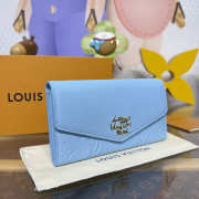 Uubags Louis Vuitton M27664 Sarah Wallet In Grape Blue 19x10.5x2cm - 6