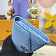 Uubags Louis Vuitton M27664 Sarah Wallet In Grape Blue 19x10.5x2cm - 3