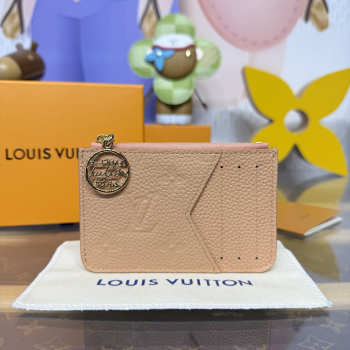 Uubags Louis Vuitton M28974 Romy Card Holder In Hazelnut Brown 12x0.8x8cm