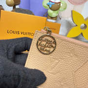 Uubags Louis Vuitton M28974 Romy Card Holder In Hazelnut Brown 12x0.8x8cm - 2