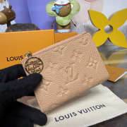 Uubags Louis Vuitton M28980 Lisa Wallet In Hazelnut Brown 9x11.5x1.5cm - 4