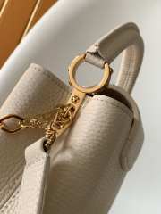Uubags Louis Vuitton M14393 Capucines East-West Mini Bag White Surface 22x12x8cm - 4