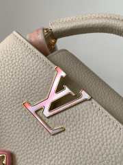 Uubags Louis Vuitton M14393 Capucines East-West Mini Bag White Surface 22x12x8cm - 3