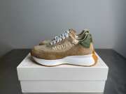 Uubags Alexander Mcqueen Beige Suede Trainers With Oversized Rubber - 6