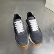 Uubags Alexander Mcqueen Grey Suede Trainers With Oversized Rubber - 2