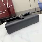 Uubags Gucci Dionysus medium shoulder bag in black leather 28x14x7cm - 4