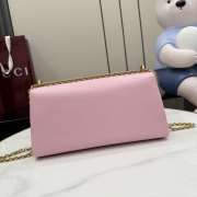 Uubags Gucci Dionysus medium shoulder bag in pink leather 28x14x7cm - 3