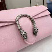 Uubags Gucci Dionysus medium shoulder bag in pink leather 28x14x7cm - 2