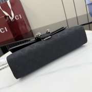 Uubags Gucci Dionysus medium shoulder bag in black GG canvas 28x14x7cm - 5
