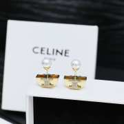 Uubags Celine gold pearl earrings  - 5