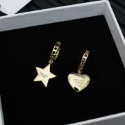 Uubags Celine asymmetric star and heart earrings with colorful crystals - 5