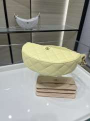 New Arrivals 2026 Chanel clutch with chain lambskin & gold-tone metal in light yellow 15x22x6cm - 2