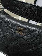 New Arrivals 2026 Chanel clutch with chain lambskin & gold-tone metal in black 15x22x6cm - 3