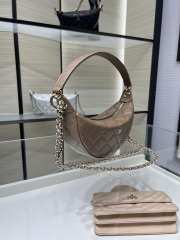 New Arrivals 2026 Chanel clutch with chain lambskin & gold-tone metal in light brown 15x22x6cm - 2