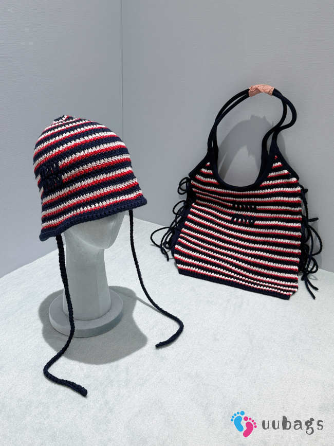 Uubags Miu Miu Knitted Cotton Hat 01 - 1