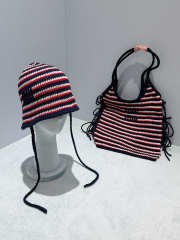 Uubags Miu Miu Knitted Cotton Hat 01 - 1