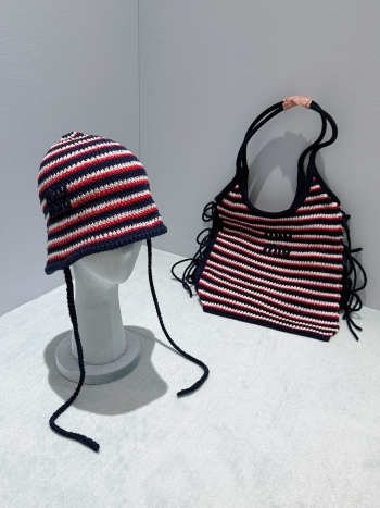 Uubags Miu Miu Knitted Cotton Hat 01