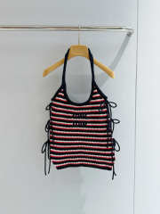 Uubags Miu Miu 5BG311 Ivy crochet bag in blue/red 38x33x6cm - 1