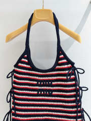 Uubags Miu Miu 5BG311 Ivy crochet bag in blue/red 38x33x6cm - 3