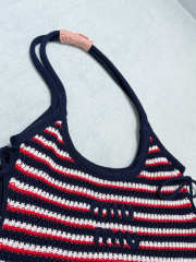 Uubags Miu Miu 5BG311 Ivy crochet bag in blue/red 38x33x6cm - 2