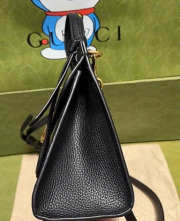 Uubags Gucci GG Marmont leather tote bag in black 31.5cm - 2