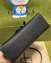 Uubags Gucci GG Marmont leather tote bag in black 31.5cm - 5