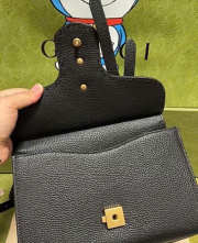 Uubags Gucci GG Marmont leather tote bag in black 31.5cm - 4
