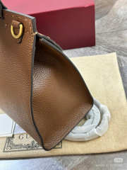 Uubags Gucci GG Marmont leather tote bag in brown 31.5cm - 4