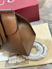 Uubags Gucci GG Marmont leather tote bag in brown 31.5cm - 3