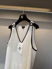 Uubags Chanel Top Silk In Black/ White - 4