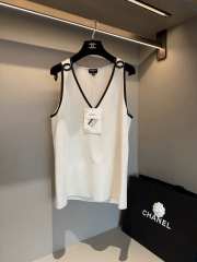 Uubags Chanel Top Silk In Black/ White - 6