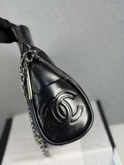 Uubags Chanel Slouchy Chain Shoulder Bag In Black 30x20x12cm - 6