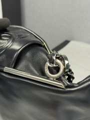 Uubags Chanel Slouchy Chain Shoulder Bag In Black 30x20x12cm - 4