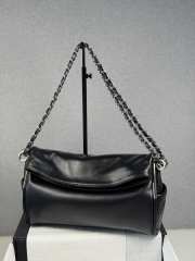 Uubags Chanel Slouchy Chain Shoulder Bag In Black 30x20x12cm - 3