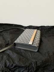 Uubags Goyard Monte-Carlo PM Clutch In Grey 25x4x14.5cm - 5
