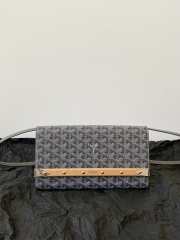 Uubags Goyard Monte-Carlo PM Clutch In Grey 25x4x14.5cm - 2