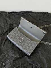 Uubags Goyard Small Monte-Carlo Clutch In Grey 19x3.3x10cm - 4