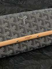 Uubags Goyard Small Monte-Carlo Clutch In Grey 19x3.3x10cm - 3