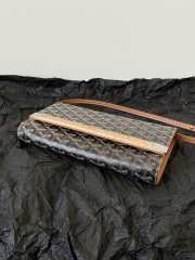 Uubags Goyard Monte-Carlo PM Clutch In Black & Tan 25x4x14.5cm - 5