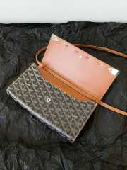 Uubags Goyard Monte-Carlo PM Clutch In Black & Tan 25x4x14.5cm - 3