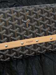 Uubags Goyard Monte-Carlo PM Clutch In Black & Tan 25x4x14.5cm - 2